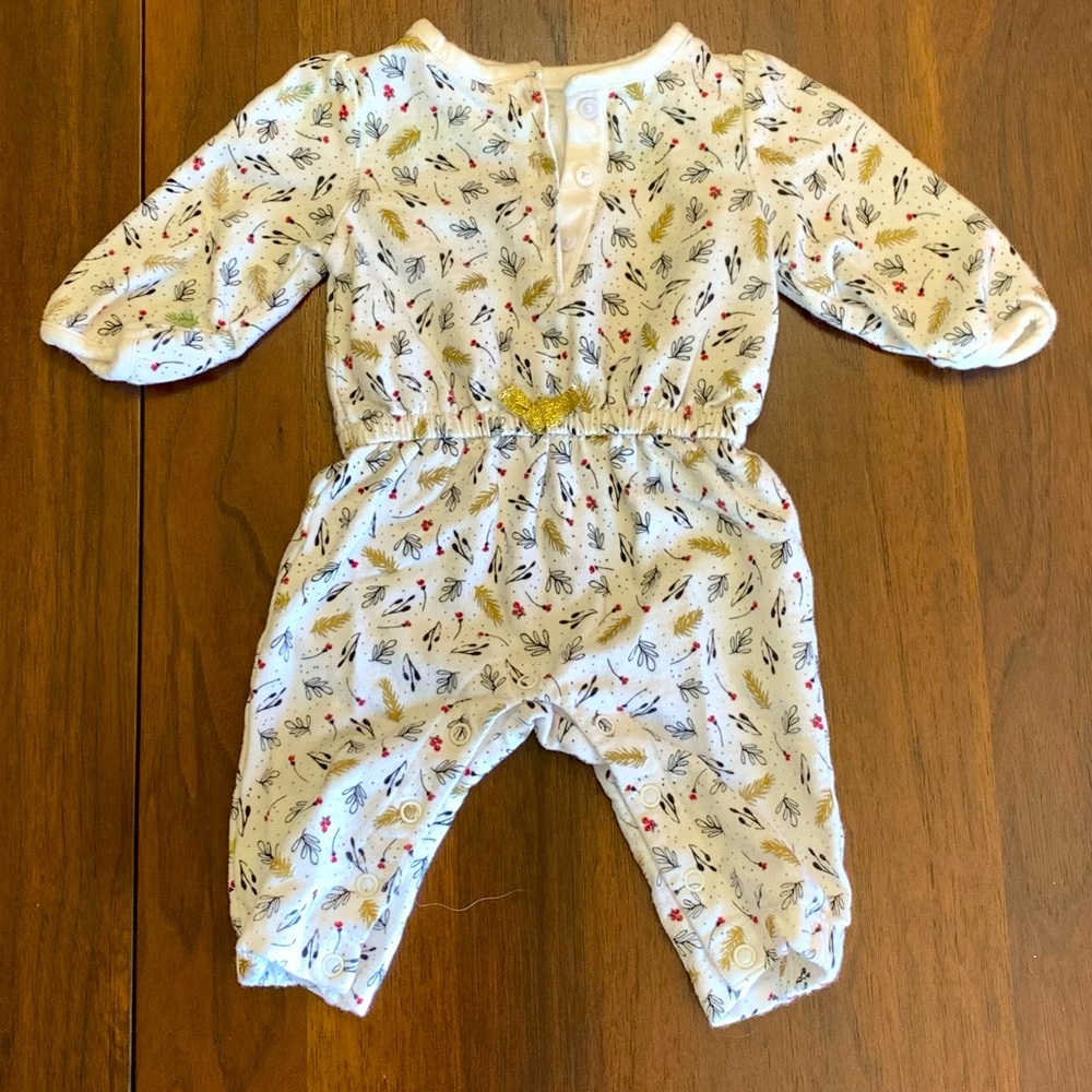 Two Carter’s infant jumpsuits